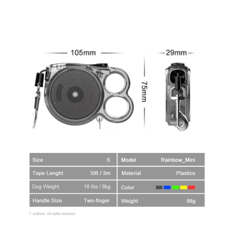 Mini Retractable Dog Leash
