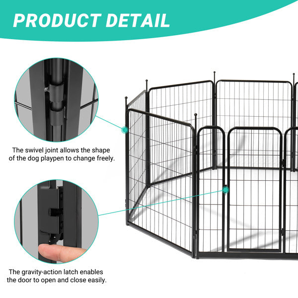 8-Panel Heavy Duty Dog Playpen