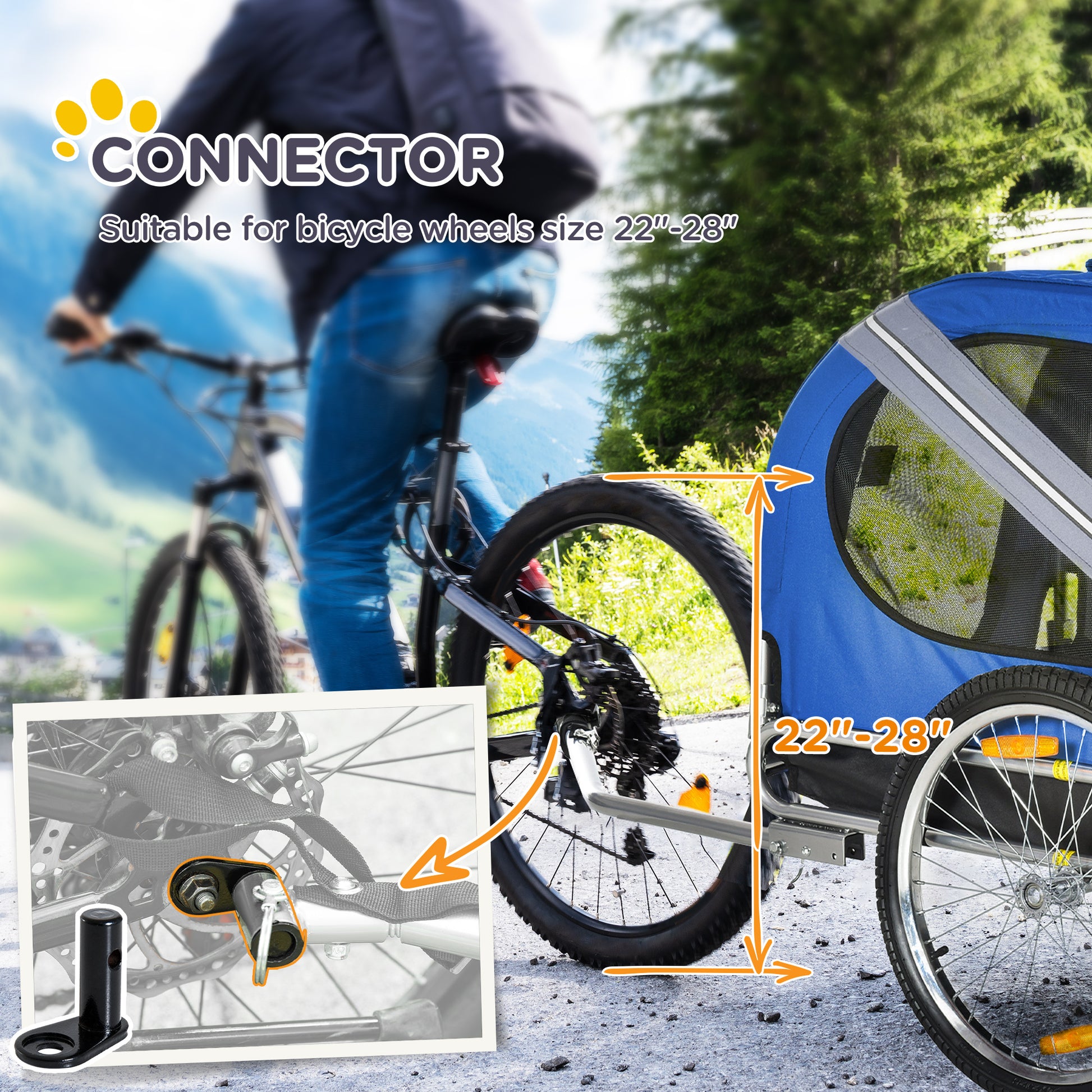 Dog Bicycle Trailer
